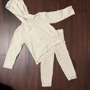 Waffle sweatshirt set